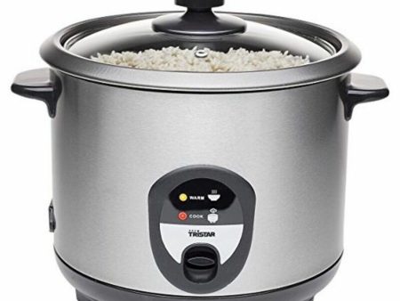 Rice Cooker Tristar RK-6127 Grey Black Silver Silver Stainless steel 500 W Supply