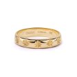 Star Engraved Stacking Ring 18ct Gold Plate Discount