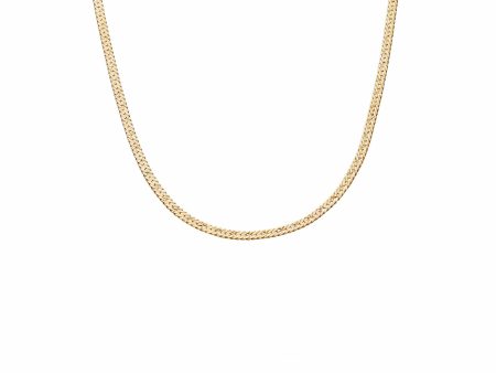 Estée Lalonde Short Snake Chain Necklace 18ct Gold Plate Fashion