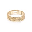 Artisan Woven Stacking Ring 18ct Gold Plate Online