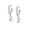 Athena Hoop Earrings Sterling Silver For Sale