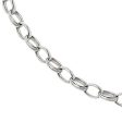 Estée Lalonde Chunky Chain Necklace Sterling Silver For Sale