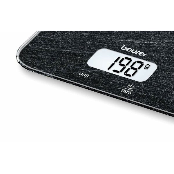 kitchen scale Beurer KS19 PIZARRA Black 5 kg Hot on Sale