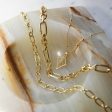 Chunky Chain Necklace Layering Set 18ct Gold Plate Online Sale