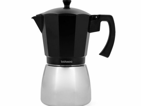 Italian Coffee Pot Bidasoa Tribeca Metal Steel 12 Cups Fashion