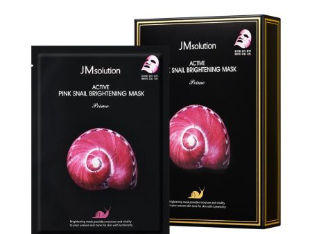 JMsolution Active Pink Snail Brightening Mask Prime Hot on Sale