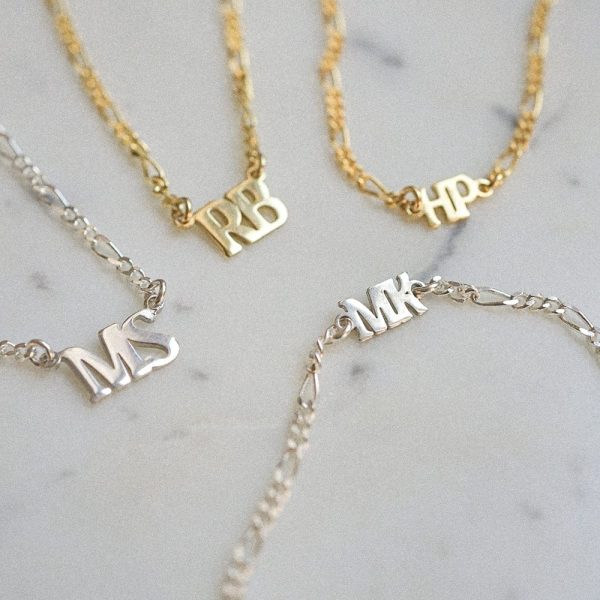 Personalised Initials Bracelet Sterling Silver For Cheap