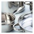 Casserole with glass lid Quid Ottawa Stainless steel Online Sale