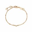 Treasures Wave Bobble Bracelet 18ct Gold Plate Discount