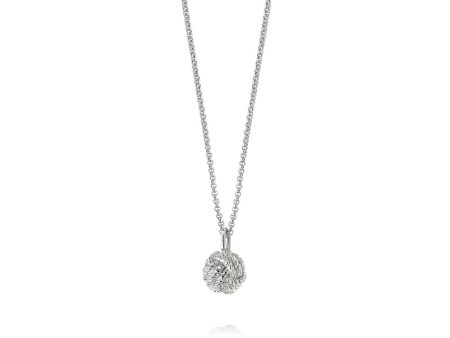 Stacked Mini Knot Necklace Sterling Silver Sale