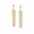 Art Deco Drop Earrings 18ct Gold Plate Online Sale