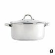 Casserole with glass lid Quid Ottawa Stainless steel Online Sale