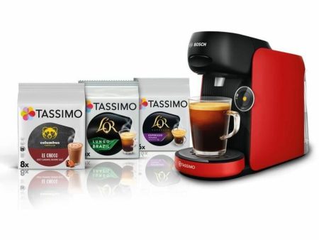 Capsule Coffee Machine BOSCH TASSIMO FINESSE TAS163E Black noir 1400 W 15 bar 700 ml Online now