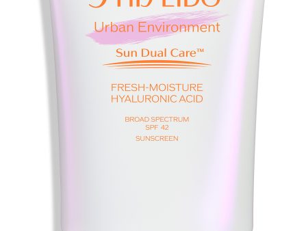 Shiseido Urban Environment Sun Dual Care Fresh-Moisture Hyaluronic Acid SPF 42, 50mL Discount