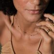 Black Seed Pearl Chain Necklace 18ct Gold Plate Online