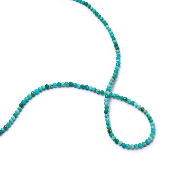 Turquoise Mini Beaded Necklace Hot on Sale