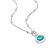 Amazonite Pendant Necklace Sterling Silver on Sale