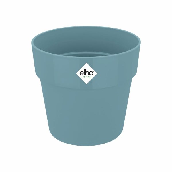 Plant pot Elho Blue Ø 35 cm Plastic Circular Hot on Sale