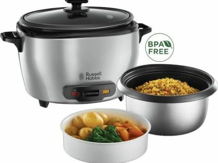 Rice Cooker Russell Hobbs 23570-56 Maxicook Steel Stainless steel 700 W 5 L Fashion