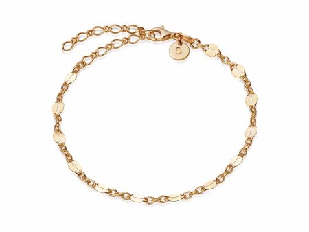 Peachy Chain Bracelet 18ct Gold Plate Hot on Sale