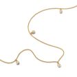 Estée Lalonde Fine Diamond Station Necklace 14ct Solid Gold Online now