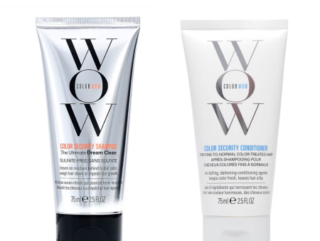 Color Wow Dream Clean Fine to Normal Travel Shampoo & Conditioner Duo 2x 75ml Online Hot Sale