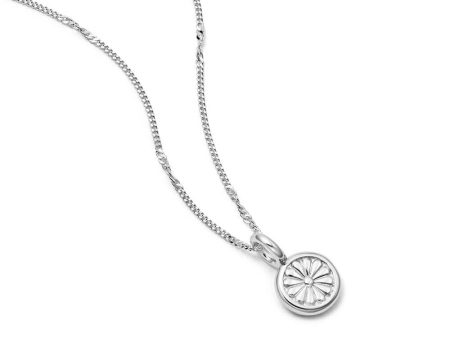 Daisy Bloom Mini Pendant Necklace Sterling Silver Online Hot Sale