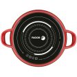 Casserole FAGOR Optimax Red Enamelled Steel (Ø 24 x 13 cm) Online now