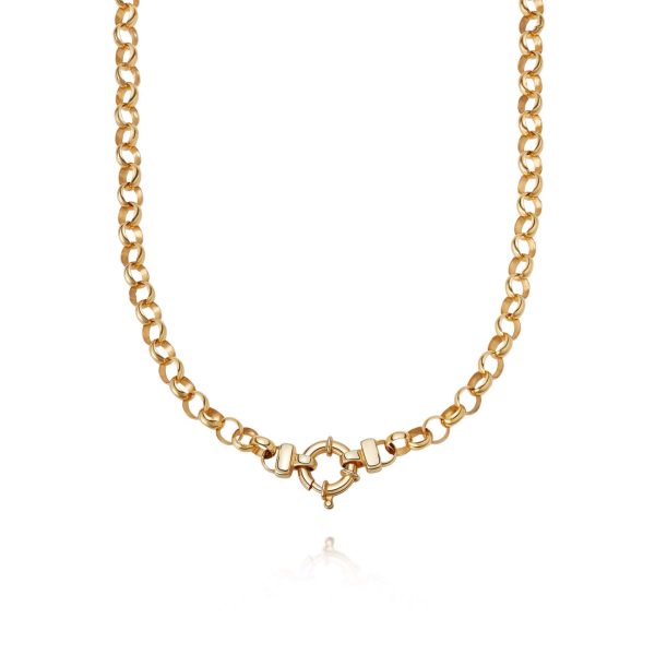 Apollo Chain Necklace 18ct Gold Plate For Cheap