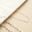 Estée Lalonde Box Link Chain Necklace Sterling Silver Fashion