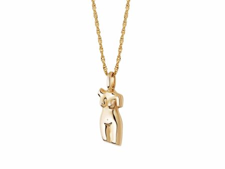 Vita Necklace 18ct Gold Plate For Sale