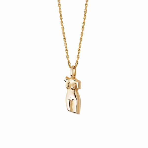 Vita Necklace 18ct Gold Plate For Sale