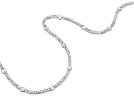 Estée Lalonde Sunburst Chain Necklace Sterling Silver on Sale