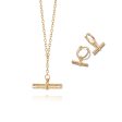 The Must-Have T Bar Layering Set 18ct Gold Plate Hot on Sale