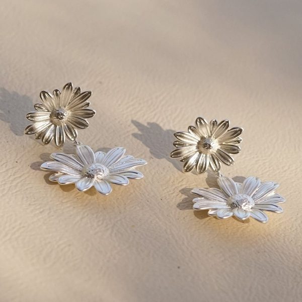 Daisy Bohemia Layering Set Sterling Silver For Cheap