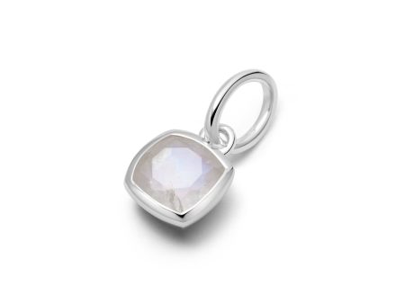 Moonstone June Birthstone Charm Pendant Sterling Silver Supply