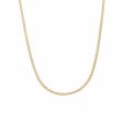 Estée Lalonde Long Flat Snake Chain Necklace 18ct Gold Plate Cheap