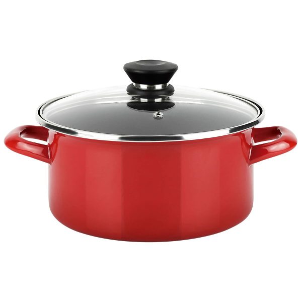 Casserole FAGOR Optimax Red Enamelled Steel (Ø 24 x 13 cm) Online now