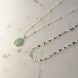 Amazonite Necklace Layering Set Sterling Silver Online now