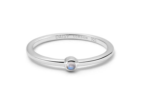 Rainbow Moonstone Healing Stone Ring Sterling Silver Discount