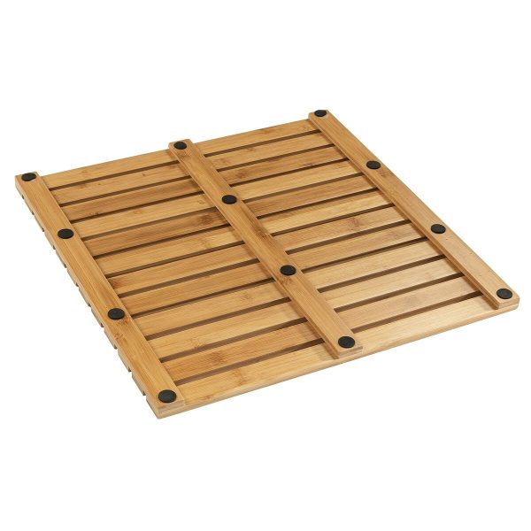 Platform Wenko 24610100 50 x 50 cm Inside Exterior Bamboo Online now