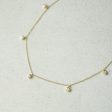 Estée Lalonde Fine Diamond Station Necklace 14ct Solid Gold Online now