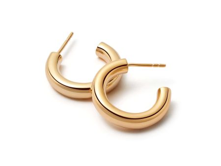 Bold Hoop Earrings 18ct Gold Plate Online Hot Sale