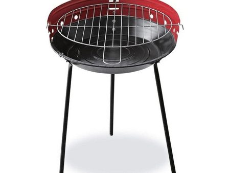 Charcoal Barbecue with Stand EDM 73832 Red Black Iron Ø 33 x 45 cm For Sale