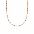 Treasures Coral Beaded Necklace 18ct Gold Plate on Sale