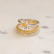 English Daisy Ring Sterling Silver Cheap