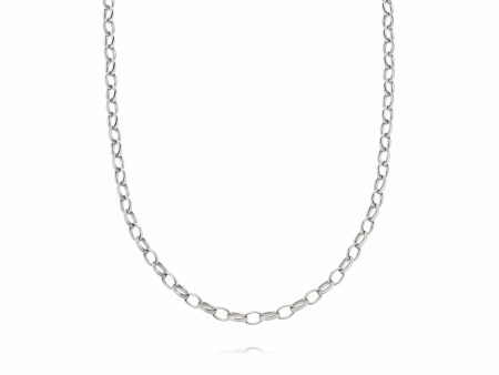 Estée Lalonde Chunky Chain Necklace Sterling Silver For Sale