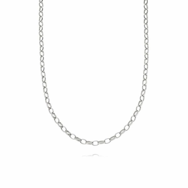 Estée Lalonde Chunky Chain Necklace Sterling Silver For Sale