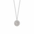 Woven Coin Necklace Sterling Silver Online