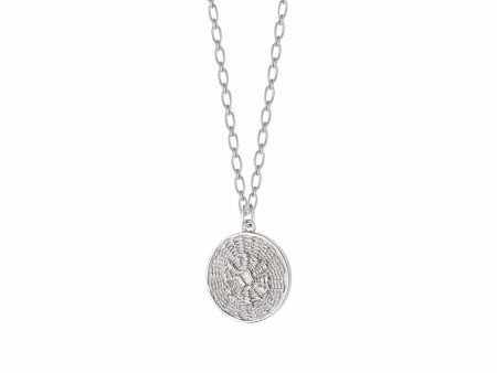 Woven Coin Necklace Sterling Silver Online